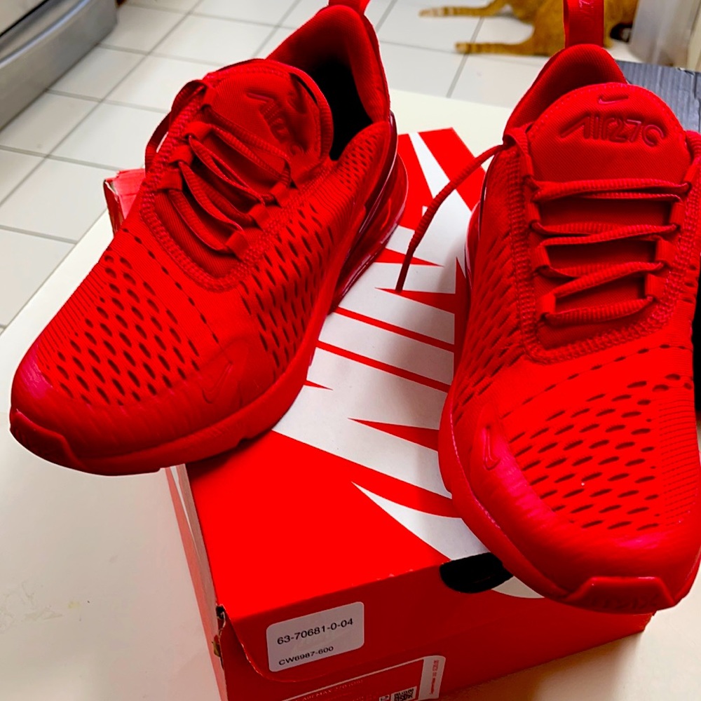 Red Nike Air Max size 6Y